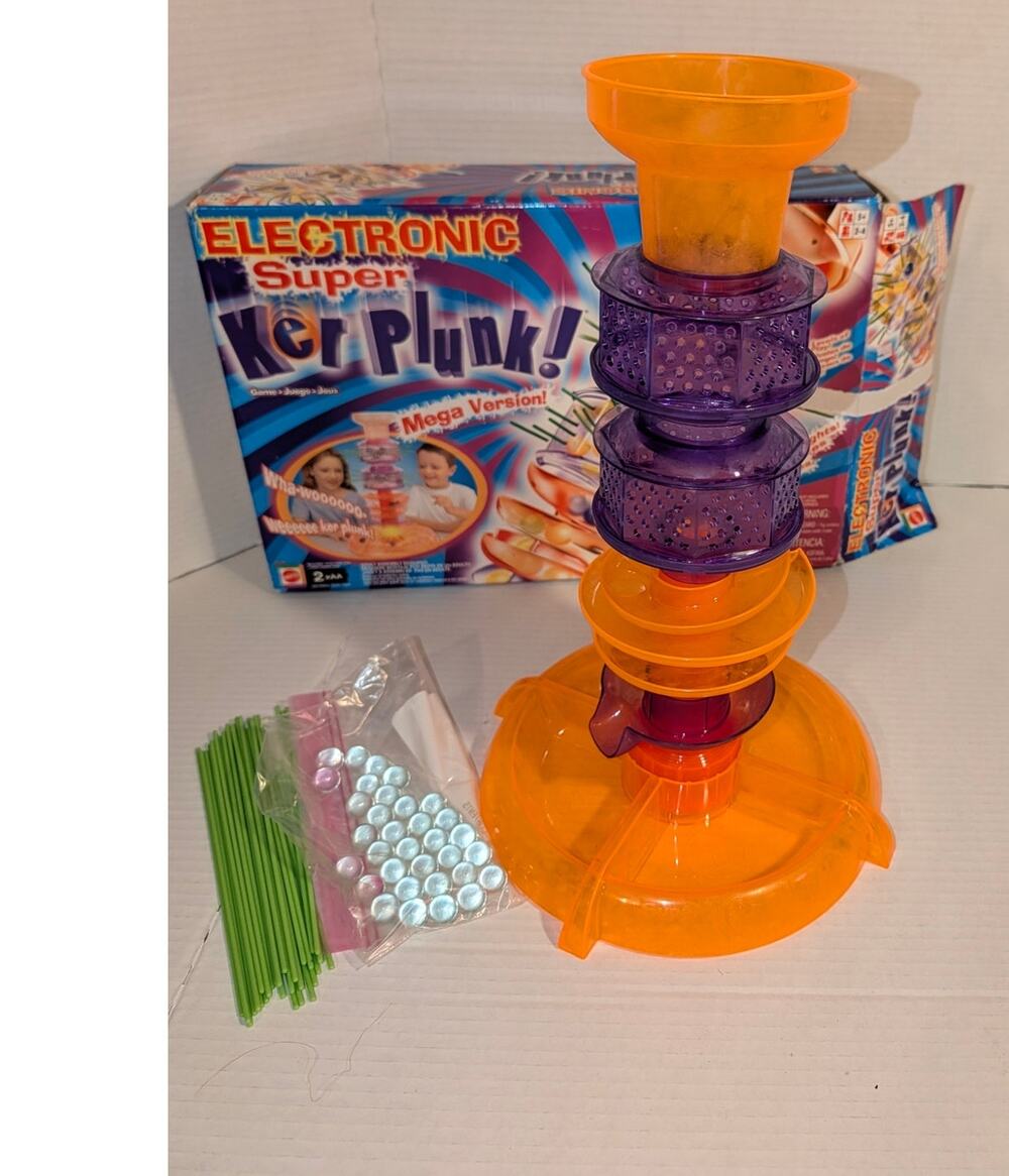 Mattel Electronic Super Ker Plunk Mega Version 2002 Complete Works